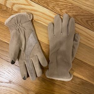 Fleece lined texting gloves